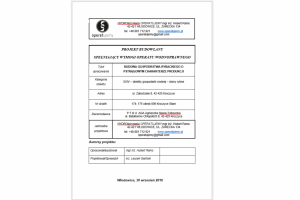 OPERAT WODNOPRAWNY z PROJEKTEM BUDOWLANYM