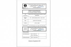 OPERAT WODNOPRAWNY